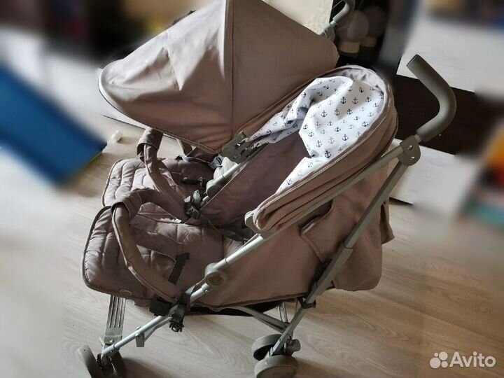 Коляска-трость для двойни