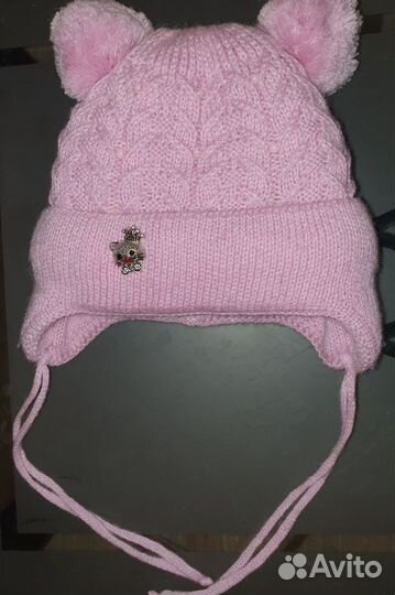 Шапка для девочки зима