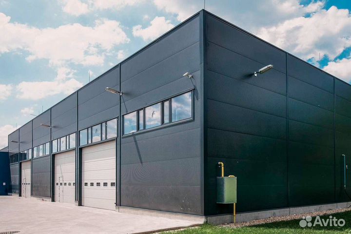 Быстровозводимые ангары из сэндвич панелей