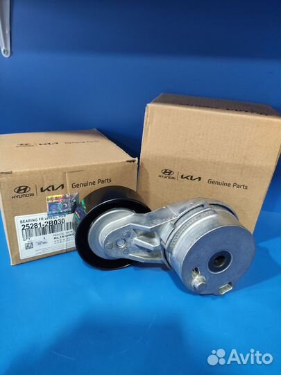 Натяжитель ремня генератора Солярис Рио