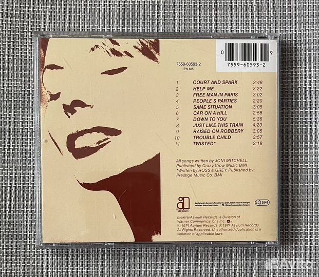 Joni Mitchell - Court And Spark CD Germany