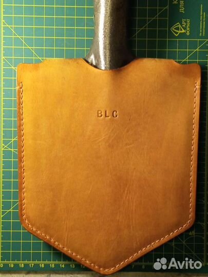 Чехол для сапёрной лопаты из натуральной кожи