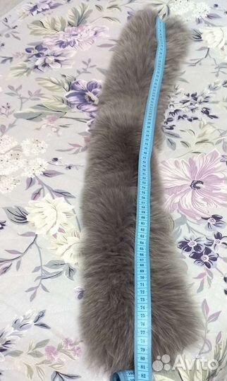 Меховой воротник песец