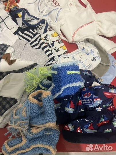 Вещи детские пакетом с рождения до года