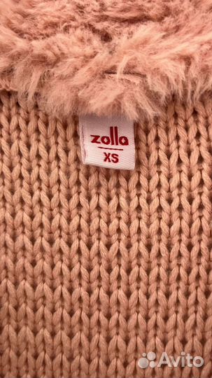 Кардиган с искусственным мехом