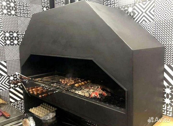 Мангал для кафе новый