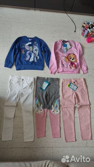 Толстовки джинсы 122 новое