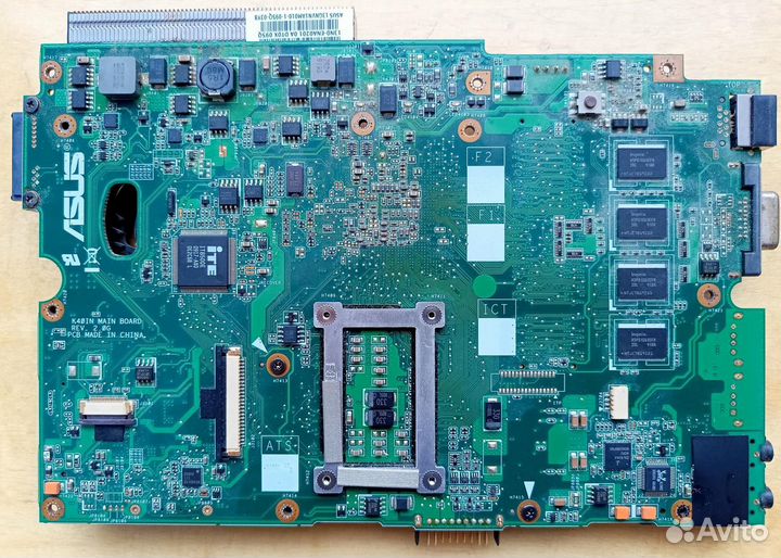 MB asus K40IN +T5670+кулер, частично жива