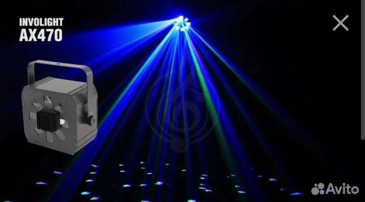 Много лучевой световой прибор involight ax470