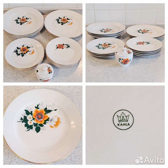 Тарелки времен СССР. гдр, Чехословакия, Япония