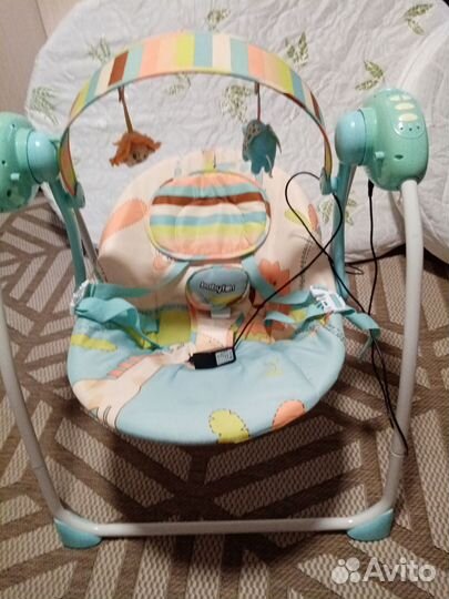 Детские электронные качели для новорожденных