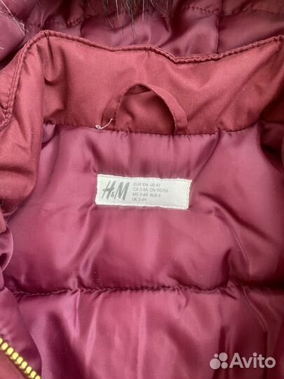 Куртка hm для девочки