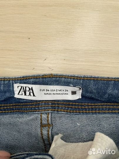 Джинсы zara 34