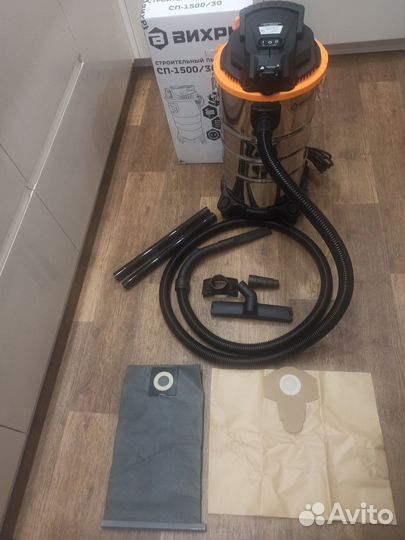 Строительный пылесос Вихрь сп-1500/30