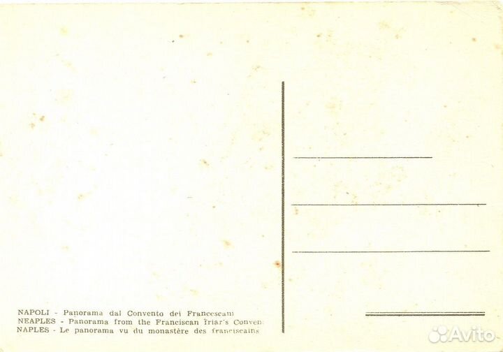 Старые открытки с видами Неаполя Италия