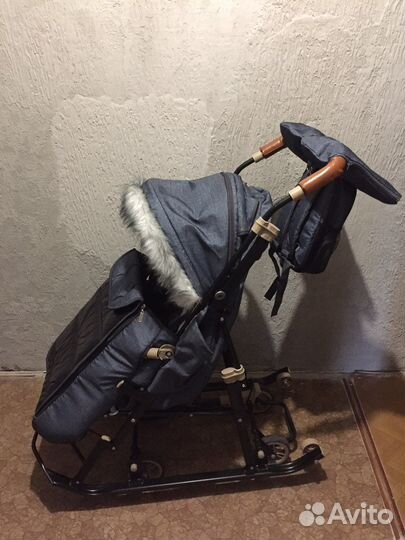 Детские санки коляска
