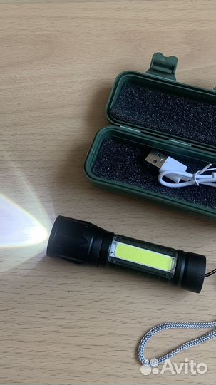 Фонарик карманный, аккумуляторный