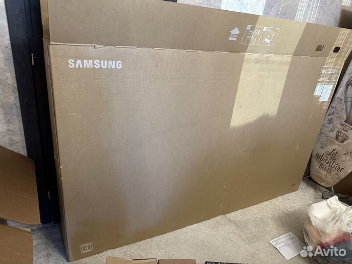 Коробка от телевизора samsung 75