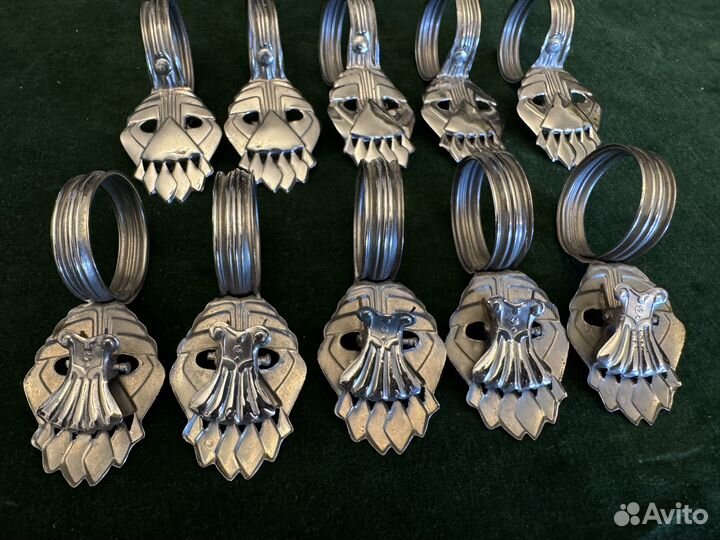 Винтажные прищепки для штор. Ар-деко