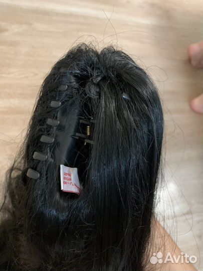 Хвост шиньон на крабе