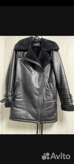 Дубленка stradivarius 48р-р