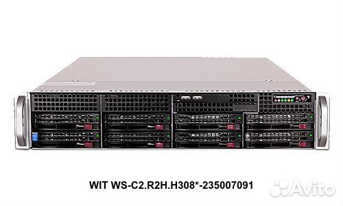 Сервер Supermicro WIT WS-C2.R2H.H308-235007091