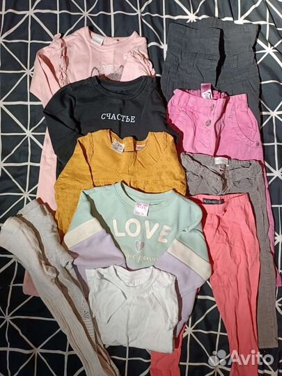 Вещи пакетом для девочки 80/86/92/98