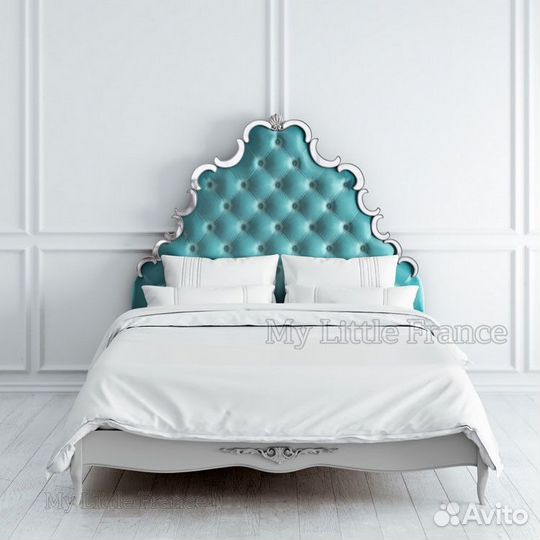 Кровать Lionelle Silver - 160 в классическом стиле