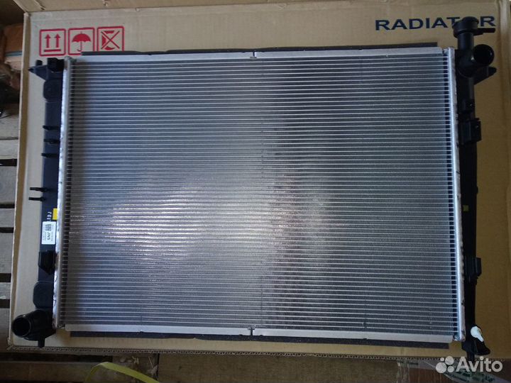 Радиатор охлаждения двс hyundai santa fe 4 бензин