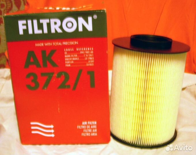 Фильтр воздушный двигателя filtron AK372/1