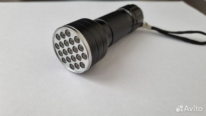 Фонарь мощный ультрафиолетовый 21 LED