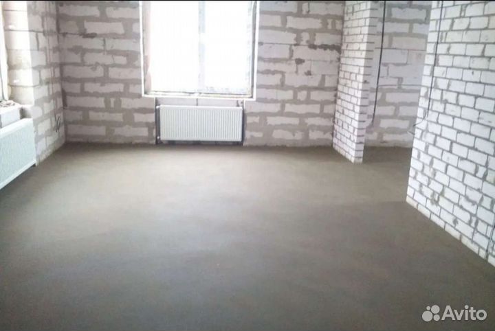 Механизированная полусухая стяжка,выравнивание пол