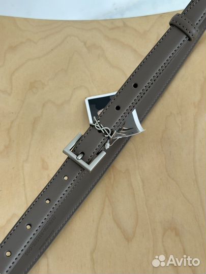 Ремень yves saint laurent кожаный