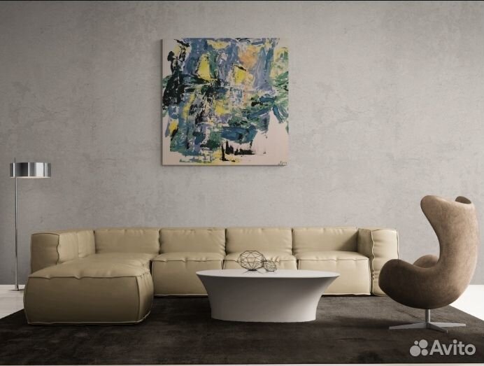 Картина маслом на холсте большая абстракция