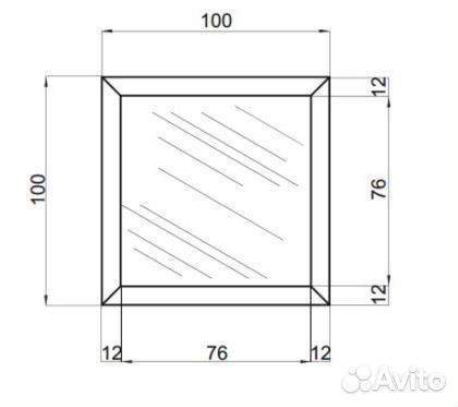 220989 Зеркало Tonin Casa Harlem