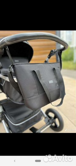 Новая коляска Luxmom 558 черный 2 в 1,3 в 1