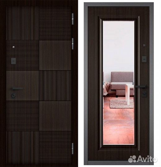 Дверь с зеркалом