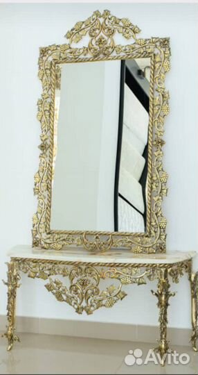 Подставка консоль бронза