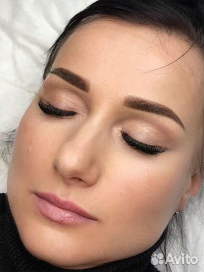 Перманентный макияж, татуаж, напыление бровей