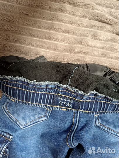 Джинсы утепленные