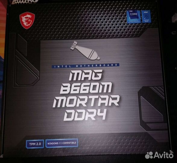 Материнская плата msi b660m mortar ddr4