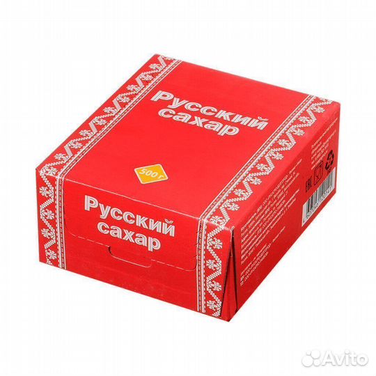 Опт - Русский Сахар белый кусковой 500г