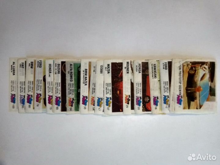 Вкладыши Ото Мото - 92 из 100