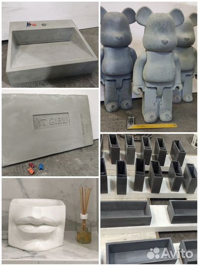 Изделия из бетона на заказ