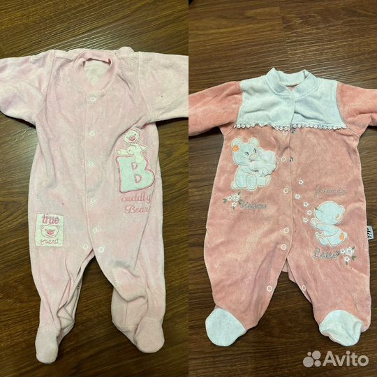 Пакет вещей на девочку 0-3 месяца