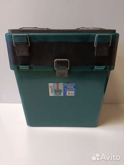 Ящик рыболова зимний Helios 19 л + накомарник