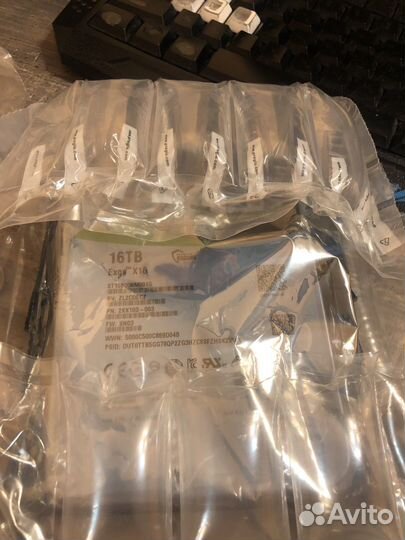 16 тб Жесткий диск Seagate Exos X16 на 16 тб