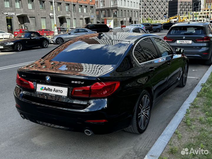 BMW 5 серия 2.0 AT, 2019, 108 800 км