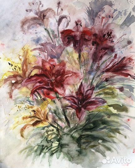 Акварельные рисунки