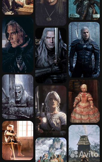 Новый плакат постер а3 ведьмак цитаты